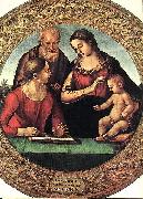 Luca Signorelli The Holy Family with Saint Spain oil painting artist